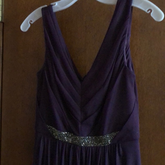 Elegant Deep purple evening gown - Picture 2 of 4